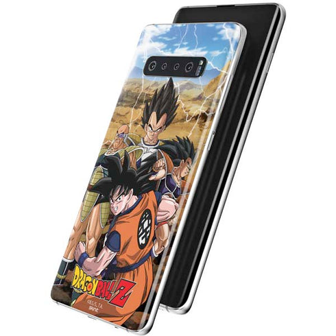 Dragon Ball Z Goku Versus Saiyans Galaxy S10 Plus Skin