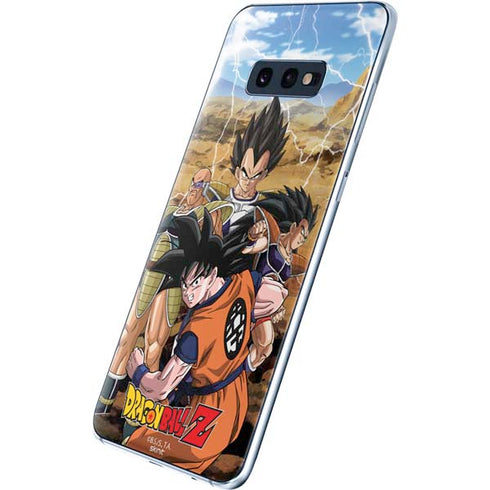 Dragon Ball Z Goku Versus Saiyans Galaxy S10e Skin