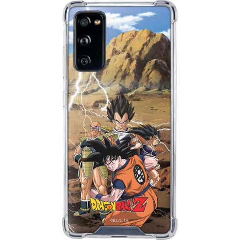 Dragon Ball Z Goku Versus Saiyans Galaxy S20 FE Clear Case