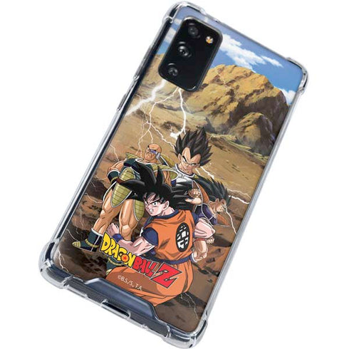 Dragon Ball Z Goku Versus Saiyans Galaxy S20 FE Clear Case