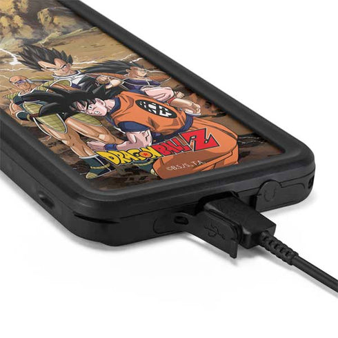 Dragon Ball Z Goku Versus Saiyans Galaxy S20 Plus Waterproof Case