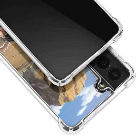 Dragon Ball Z Goku Versus Saiyans Galaxy S21 FE Clear Case