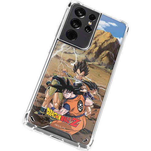 Dragon Ball Z Goku Versus Saiyans Galaxy S21 Ultra 5G Clear Case