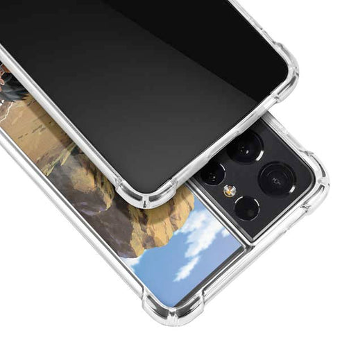 Dragon Ball Z Goku Versus Saiyans Galaxy S21 Ultra 5G Clear Case