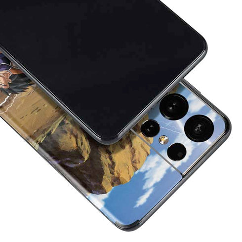 Dragon Ball Z Goku Versus Saiyans Galaxy S21 Ultra 5G Skin