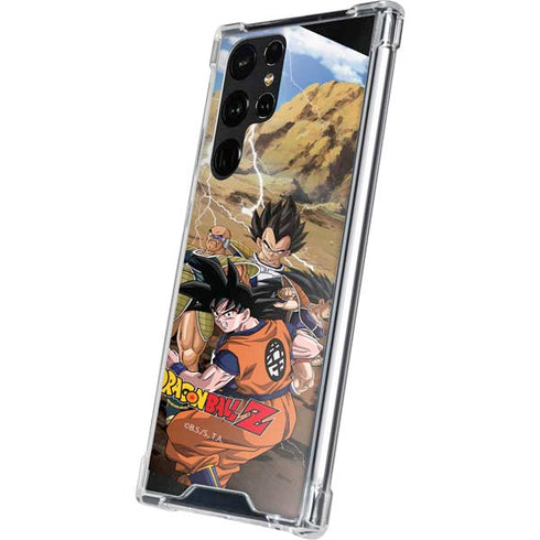Dragon Ball Z Goku Versus Saiyans Galaxy S22 Ultra Clear Case
