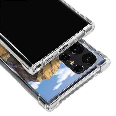 Dragon Ball Z Goku Versus Saiyans Galaxy S22 Ultra Clear Case
