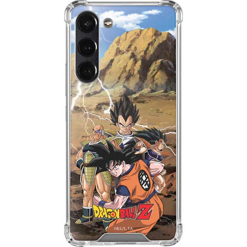 Dragon Ball Z Goku Versus Saiyans Galaxy S23 FE Clear Case