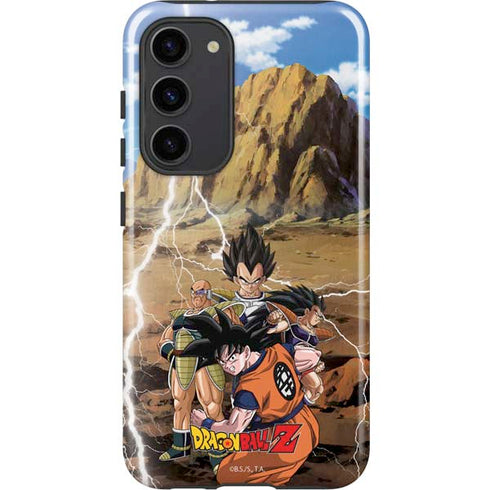 Dragon Ball Z Goku Versus Saiyans Galaxy S23 Plus Pro Case