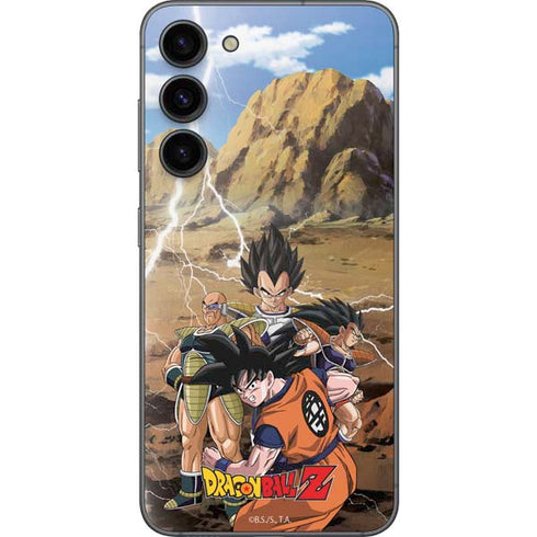 Dragon Ball Z Goku Versus Saiyans Galaxy S23 Plus Skin