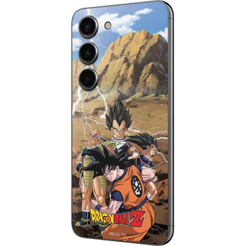Dragon Ball Z Goku Versus Saiyans Galaxy S23 Skin