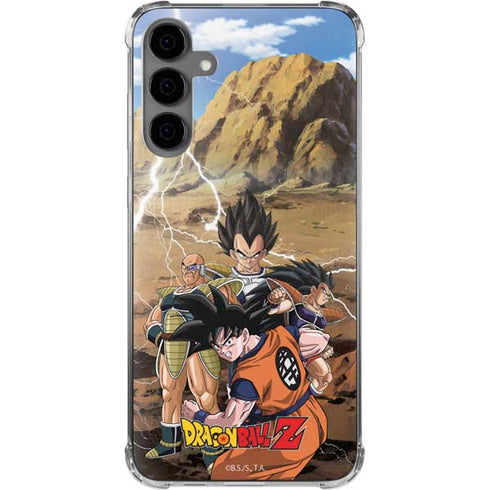 Dragon Ball Z Goku Versus Saiyans Galaxy S24 Plus Clear Case