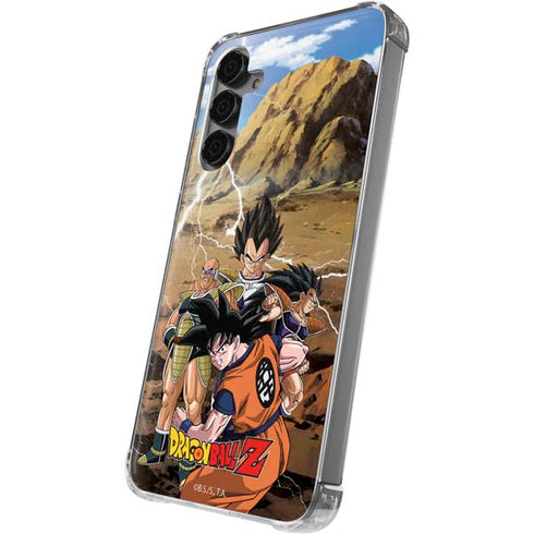 Dragon Ball Z Goku Versus Saiyans Galaxy S24 Plus Clear Case