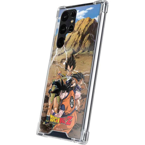Dragon Ball Z Goku Versus Saiyans Galaxy S24 Ultra Clear Case