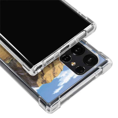 Dragon Ball Z Goku Versus Saiyans Galaxy S24 Ultra Clear Case