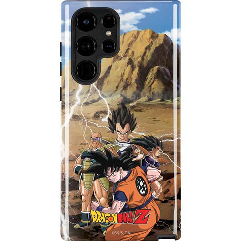 Dragon Ball Z Goku Versus Saiyans Galaxy S25 Ultra Impact Case