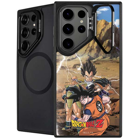 Dragon Ball Z Goku Versus Saiyans Galaxy S25 Ultra Kickstand Case