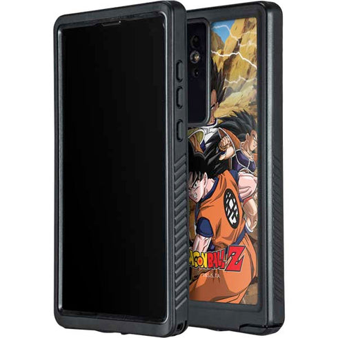 Dragon Ball Z Goku Versus Saiyans Galaxy S24 Ultra Waterproof Case