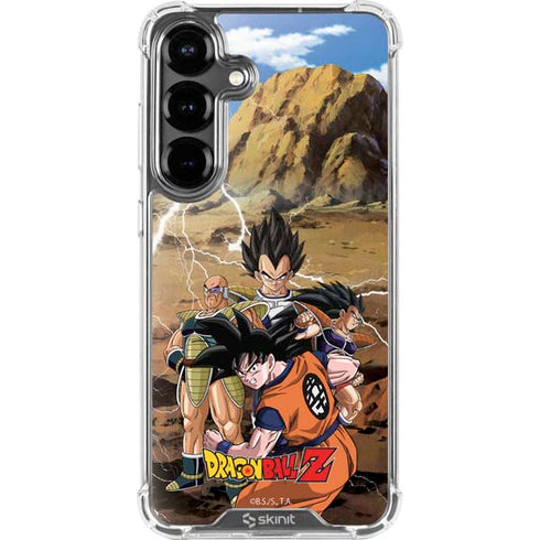 Dragon Ball Z Goku Versus Saiyans Galaxy S26 Plus Clear Case