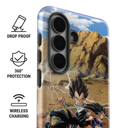 Dragon Ball Z Goku Versus Saiyans Galaxy S26 Plus Impact Case