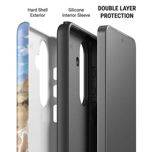 Dragon Ball Z Goku Versus Saiyans Galaxy S26 Plus Impact Case