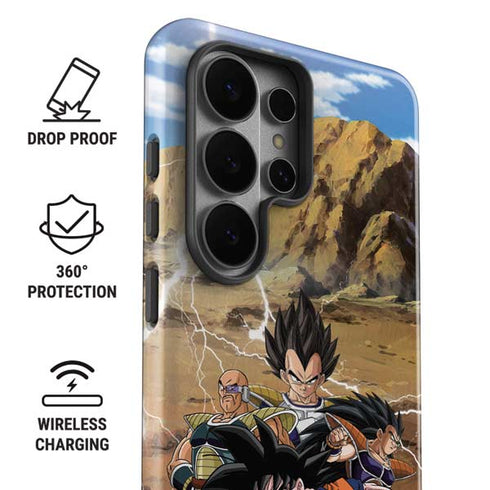 Dragon Ball Z Goku Versus Saiyans Galaxy S26 Ultra Impact Case