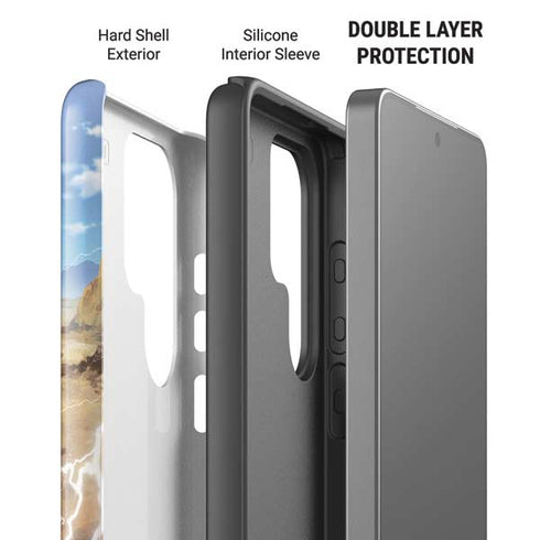 Dragon Ball Z Goku Versus Saiyans Galaxy S26 Ultra Impact Case