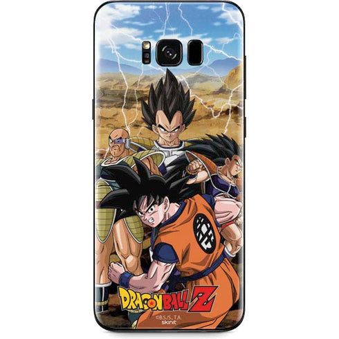 Dragon Ball Z Goku Versus Saiyans Galaxy S8 Plus Skin
