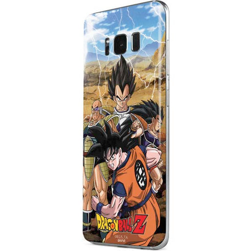 Dragon Ball Z Goku Versus Saiyans Galaxy S8 Plus Skin