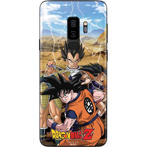 Dragon Ball Z Goku Versus Saiyans Galaxy S9 Plus Skin
