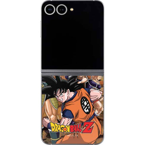 Dragon Ball Z Goku Versus Saiyans Galaxy Z Flip6 Skin
