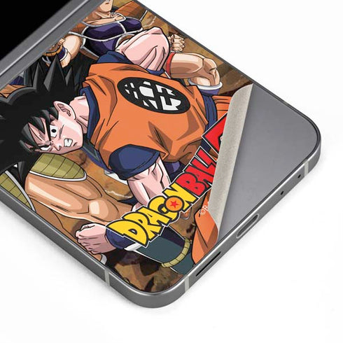 Dragon Ball Z Goku Versus Saiyans Galaxy Z Flip6 Skin