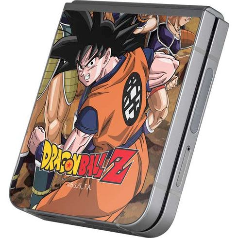 Dragon Ball Z Goku Versus Saiyans Galaxy Z Flip6 Skin