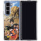 Dragon Ball Z Goku Versus Saiyans Galaxy Z Fold5 5G Clear Case