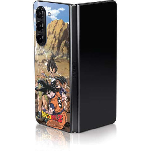 Dragon Ball Z Goku Versus Saiyans Galaxy Z Fold5 5G Skin