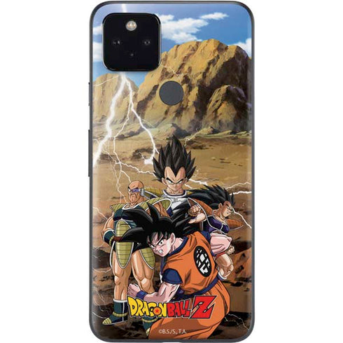 Dragon Ball Z Goku Versus Saiyans Google Pixel 4a 5G Skin