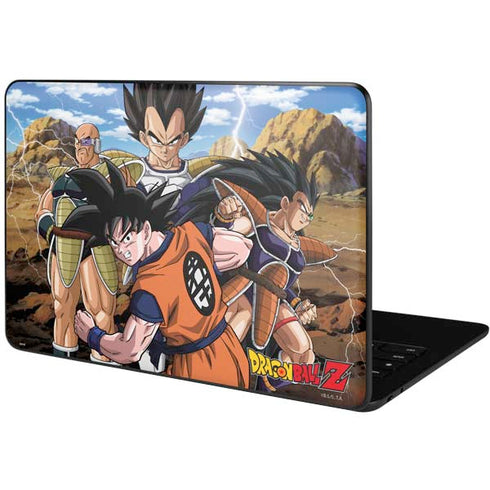 Dragon Ball Z Goku Versus Saiyans Google Pixelbook Go Skin