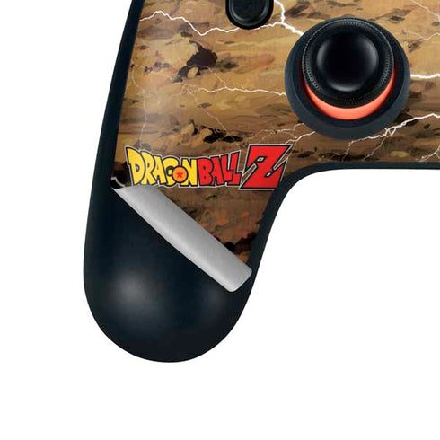 Dragon Ball Z Goku Versus Saiyans Google Stadia Controller Skin
