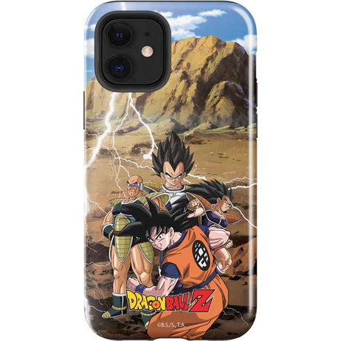 Dragon Ball Z Goku Versus Saiyans iPhone 12 Impact Case