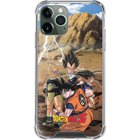 Dragon Ball Z Goku Versus Saiyans iPhone 12 Pro Clear Case