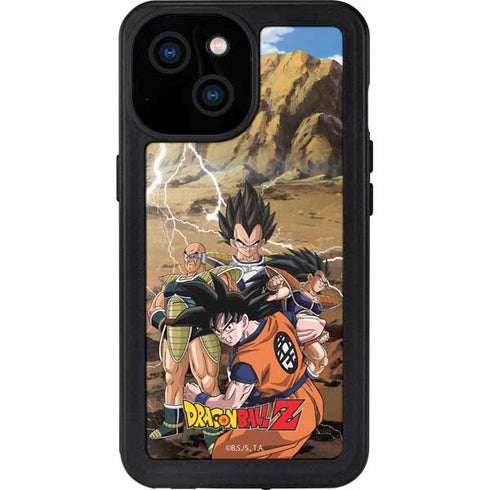 Dragon Ball Z Goku Versus Saiyans iPhone 13 Mini Waterproof Case