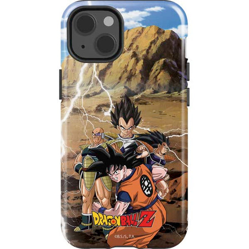 Dragon Ball Z Goku Versus Saiyans iPhone 14 Impact Case