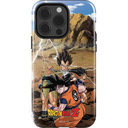 Dragon Ball Z Goku Versus Saiyans iPhone 14 Pro Impact Case