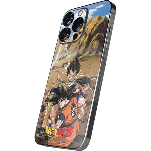 Dragon Ball Z Goku Versus Saiyans iPhone 14 Pro Skin