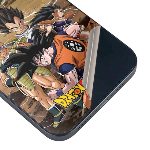 Dragon Ball Z Goku Versus Saiyans iPhone 14 Skin