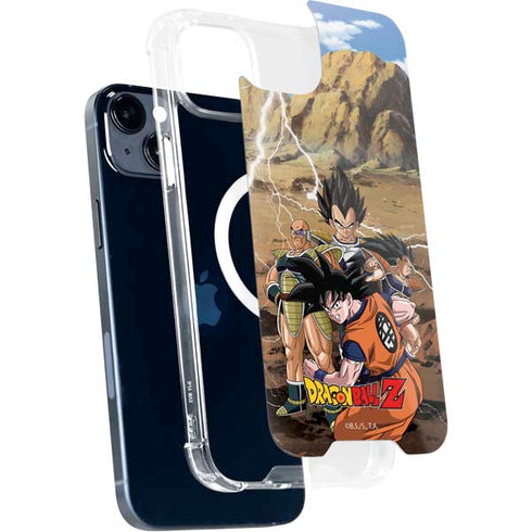 Dragon Ball Z Goku Versus Saiyans iPhone 15 MagSafe Case