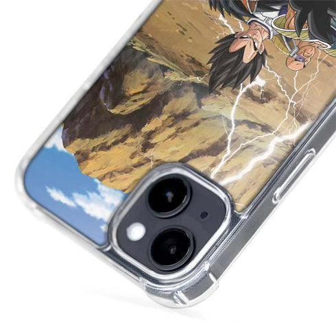 Dragon Ball Z Goku Versus Saiyans iPhone 15 MagSafe Case