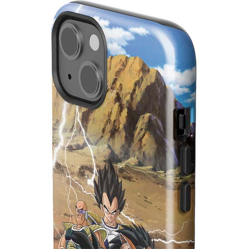 Dragon Ball Z Goku Versus Saiyans iPhone 15 Plus Impact Case