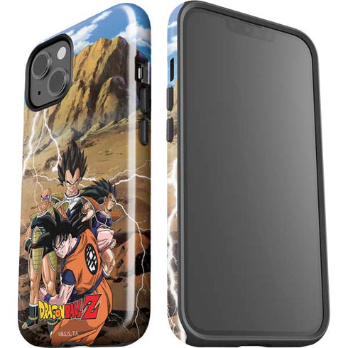 Dragon Ball Z Goku Versus Saiyans iPhone 15 Plus Impact Case