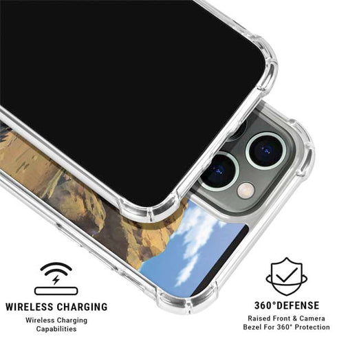 Dragon Ball Z Goku Versus Saiyans iPhone 15 Pro Clear Case